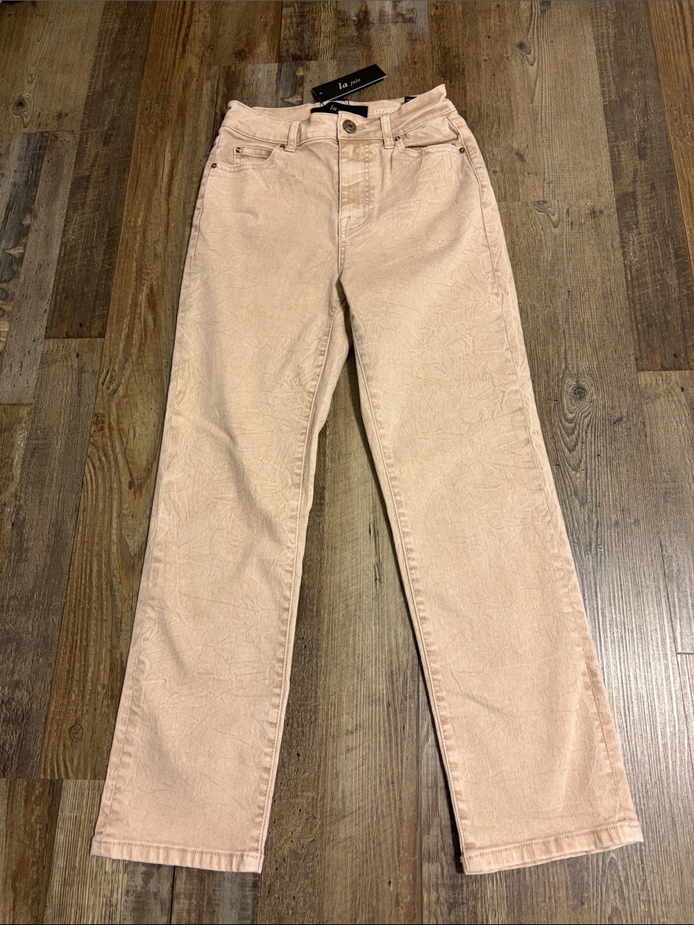 La joie Marble Denim Straight Leg Jeans 
Size 0 Color Beige